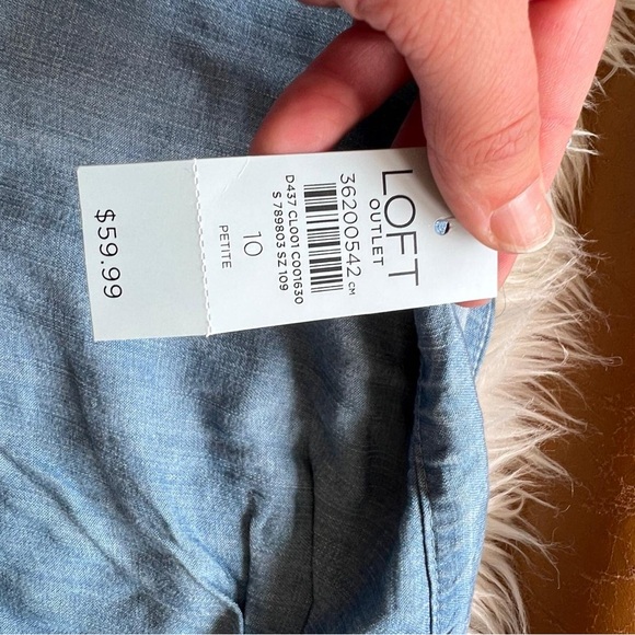 Loft Woman’s Blue Tie Wrap Skirt 💙 - Picture 7 of 7